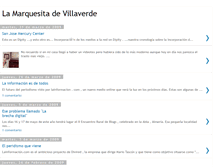 Tablet Screenshot of lamarquesitadevillaverde.blogspot.com