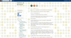 Desktop Screenshot of divinitatea.blogspot.com