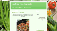 Desktop Screenshot of cookingquarterbacks.blogspot.com