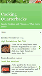 Mobile Screenshot of cookingquarterbacks.blogspot.com