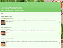 Tablet Screenshot of cookingquarterbacks.blogspot.com