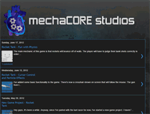 Tablet Screenshot of mechacorestudios.blogspot.com