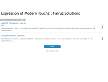 Tablet Screenshot of fairuzsolutions.blogspot.com
