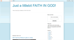 Desktop Screenshot of littlebit-faith.blogspot.com