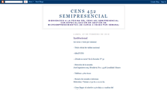 Desktop Screenshot of cens452semipresencial.blogspot.com