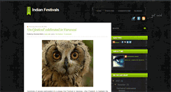 Desktop Screenshot of festivalsin-india.blogspot.com