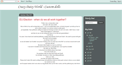 Desktop Screenshot of crazydaisydolls.blogspot.com
