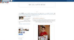 Desktop Screenshot of mylillovebugs.blogspot.com