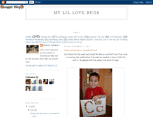 Tablet Screenshot of mylillovebugs.blogspot.com