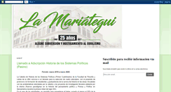 Desktop Screenshot of lamariategui.blogspot.com