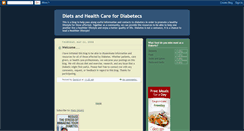 Desktop Screenshot of diets4diabetes.blogspot.com