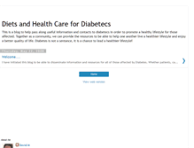 Tablet Screenshot of diets4diabetes.blogspot.com