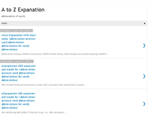 Tablet Screenshot of a2zexpansion.blogspot.com
