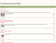 Tablet Screenshot of pasukan-kusumayudha.blogspot.com