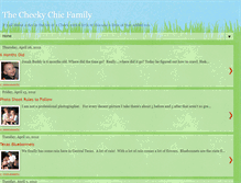 Tablet Screenshot of cheekychicfamily.blogspot.com