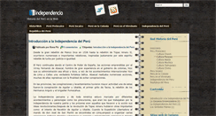 Desktop Screenshot of ds-independenciadelperu.blogspot.com