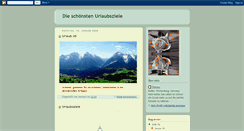 Desktop Screenshot of meinblog-traumurlaub.blogspot.com