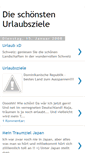 Mobile Screenshot of meinblog-traumurlaub.blogspot.com