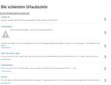 Tablet Screenshot of meinblog-traumurlaub.blogspot.com