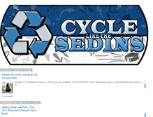 Tablet Screenshot of cyclelikesedins.blogspot.com