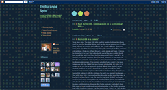 Desktop Screenshot of endurancespot.blogspot.com