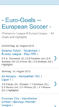 Mobile Screenshot of euro-goals.blogspot.com