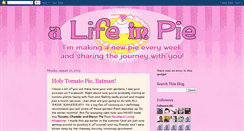 Desktop Screenshot of alifeinpie.blogspot.com