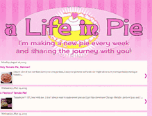 Tablet Screenshot of alifeinpie.blogspot.com