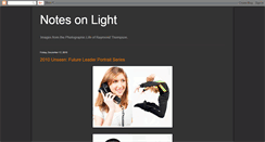 Desktop Screenshot of notesonlight.blogspot.com