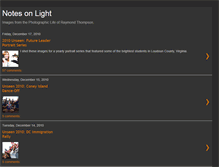 Tablet Screenshot of notesonlight.blogspot.com