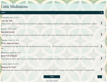 Tablet Screenshot of littlemeditations.blogspot.com