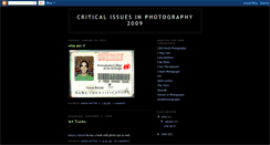 Desktop Screenshot of criticalissuesinphotography2009.blogspot.com