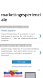 Mobile Screenshot of marketingesperienziale.blogspot.com