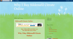 Desktop Screenshot of buysildenafil.blogspot.com