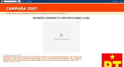 Desktop Screenshot of campana2007.blogspot.com