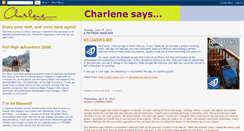 Desktop Screenshot of charleneprickett.blogspot.com