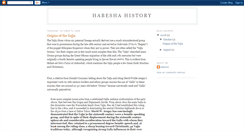 Desktop Screenshot of habeshahistory.blogspot.com