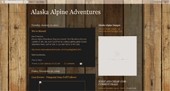 Desktop Screenshot of alaskaalpineadventures.blogspot.com