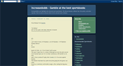 Desktop Screenshot of increasedodds.blogspot.com