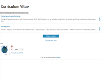 Tablet Screenshot of mi-curriculo.blogspot.com