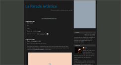 Desktop Screenshot of laparadartistica.blogspot.com