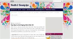 Desktop Screenshot of beautyhealth-tips.blogspot.com