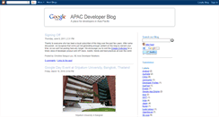 Desktop Screenshot of apacdeveloper.blogspot.com