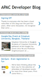Mobile Screenshot of apacdeveloper.blogspot.com