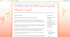 Desktop Screenshot of comunicacionconelprofemiguelangel.blogspot.com