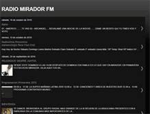 Tablet Screenshot of fmmirador.blogspot.com