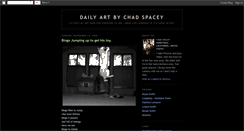 Desktop Screenshot of dailyartbychad.blogspot.com