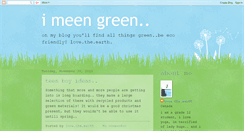 Desktop Screenshot of imeengreen.blogspot.com