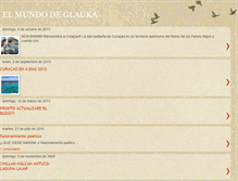 Tablet Screenshot of elmundodeglauka.blogspot.com