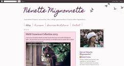 Desktop Screenshot of nenettemignonnette.blogspot.com